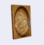 Obraz z drewna Święta Rodzina 7B/OP