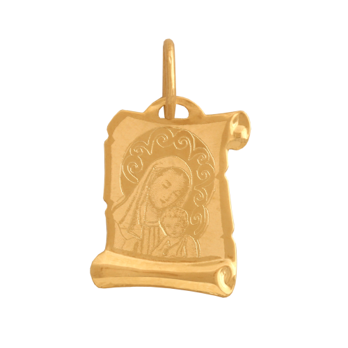 medalik złoty papirus