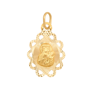 Medalik ze złota - Matka Boska Częstochowska 5239