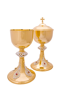 Puszka liturgiczna złocona PB/0312