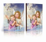 Ikona z certyfikatem Anioł z dziewczynką