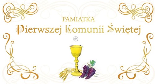 pamiątka Komunii Św.