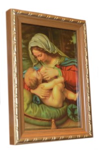Obraz religijny z Matką Bożą Karmiącą