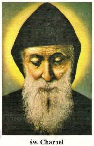 Obrazek  Św. Charbel - paczka 100 sztuk