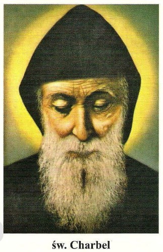 obrazek ze Św. Charbelem-1
