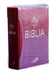 Biblia "Tabor"-kolor bordowy, okładka PVC + etui