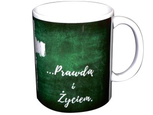 Kubek porcelanowy Ja jestem drogą, prawdą i życiem
