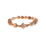 Bransoletka - różaniec z jaspisu BC1915S