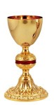 Kielich mszalny złocony S/344