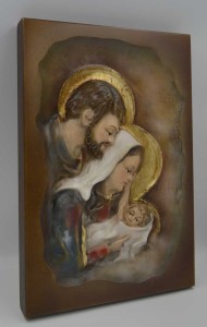 Obraz z drewna - Św. Rodzina 59A/K