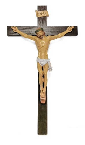 krzyż drewniany ścienny