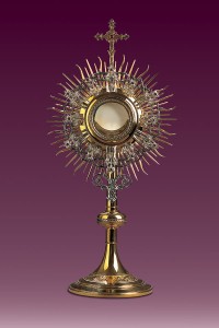 Monstrancja  z koroną cierniową - 59 cm /102