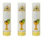 Zestaw świec liturgicznych - oko opatrzności