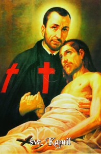 Obrazek Św. Kamil - patron szpitali, chorych, pielęgniarek i pielęgniarzy