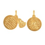 Medalik ze złota z modlitwą 46194