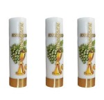 Komplet świec liturgicznych 3 sztuki malowane ręcznie