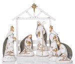 Figury do szopki bożonarodzeniowej zestaw 6 sztuk HK-8169