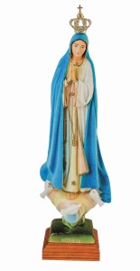 Fatima, figura Matka Boża Fatimska, zmieniająca kolor 17 cm