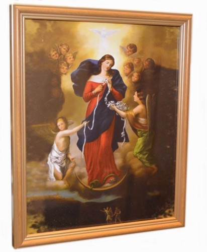 obrazek z Matką Bożą