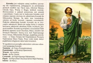 Koronka do Św. Judy Tadeusza