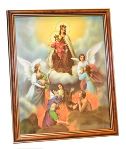 Obraz religijny - Maryja i aniołowie