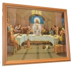 Obraz z wizerunkiem Ostatniej Wieczerzy Pana Jezusa