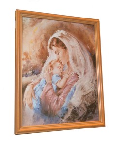 Obraz do zawieszenia - Maryja z dzieciątkiem Jezus