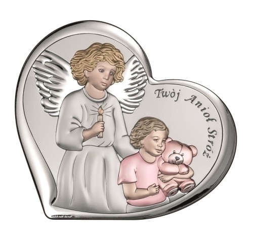 Aniołek w sercu dziewczynka