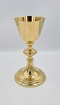 Kielich mszalny gładki złocony S-032