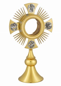 Monstrancja złocona z futerałem U-418