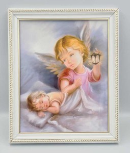 Anioł z latarenką - obrazek do pokoju dziecka