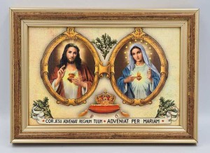 Obrazek Serce Jezusa - Najświętsze Serce Maryi