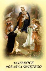 Tajemnice różańca świętego - karty