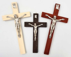 Krzyż drewniany naścienny - klasyczny