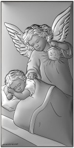 Obrazek  aniołek z latarenką 6740