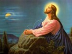 Jezus Modlący - Pocztówka 