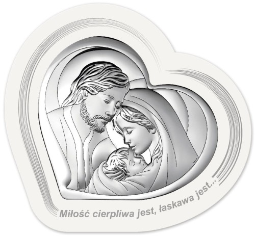 obraz święta Rodzina w sercu