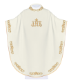 Ornat z IHS  w kolorze ecru-2