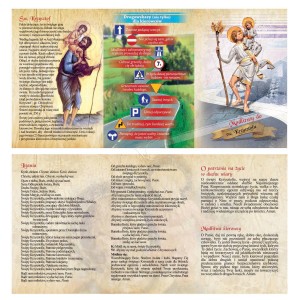 Folder składany z modlitwą do Św. Krzysztofa