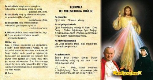 folder z koronką do miłosierdzia Bożego-1