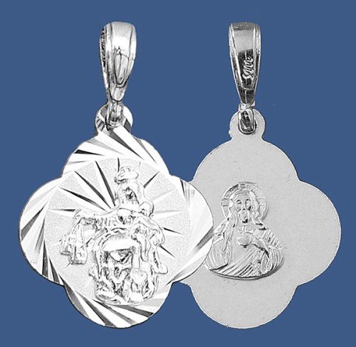 medalik srebrny dewocjonalia