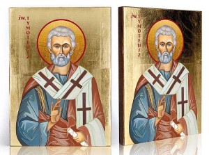 Ikona z certyfikatem Święty Tymoteusz