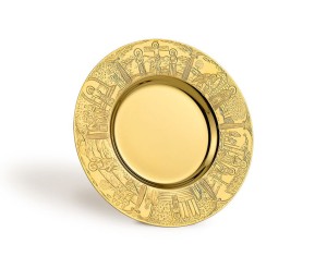 Patena z ozdobnym grawerunkiem U/531