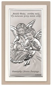 Obraz z aniołkami - pamiątka Chrztu Świętego 6468S/2XTP