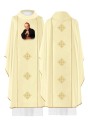 Ornat kremowy z kardynałem Stefanem Wyszyńskim-2