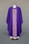 Ornat fioletowy z ozdobnymi kamieniami 1-383-44 