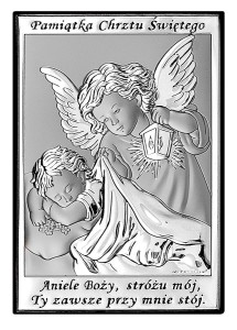 Obrazek - pamiątka Chrztu Świętego W/6572/2X