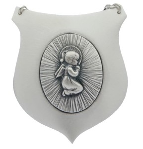 Srebrny ryngraf z Aniołem Stróżem