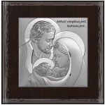 Obraz posrebrzany z wizerunkiem Świętej Rodziny 6741