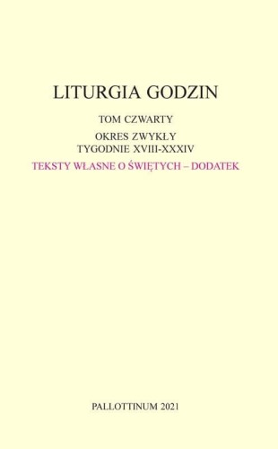Liturgia godzin dodatek tom IV